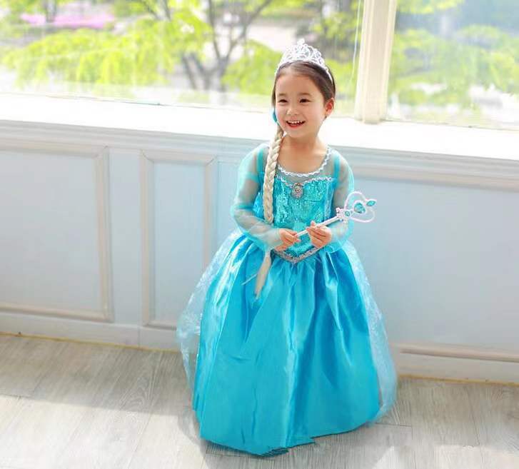 Versatile Children's Summer Frozen Princess Elsa Children's Dress