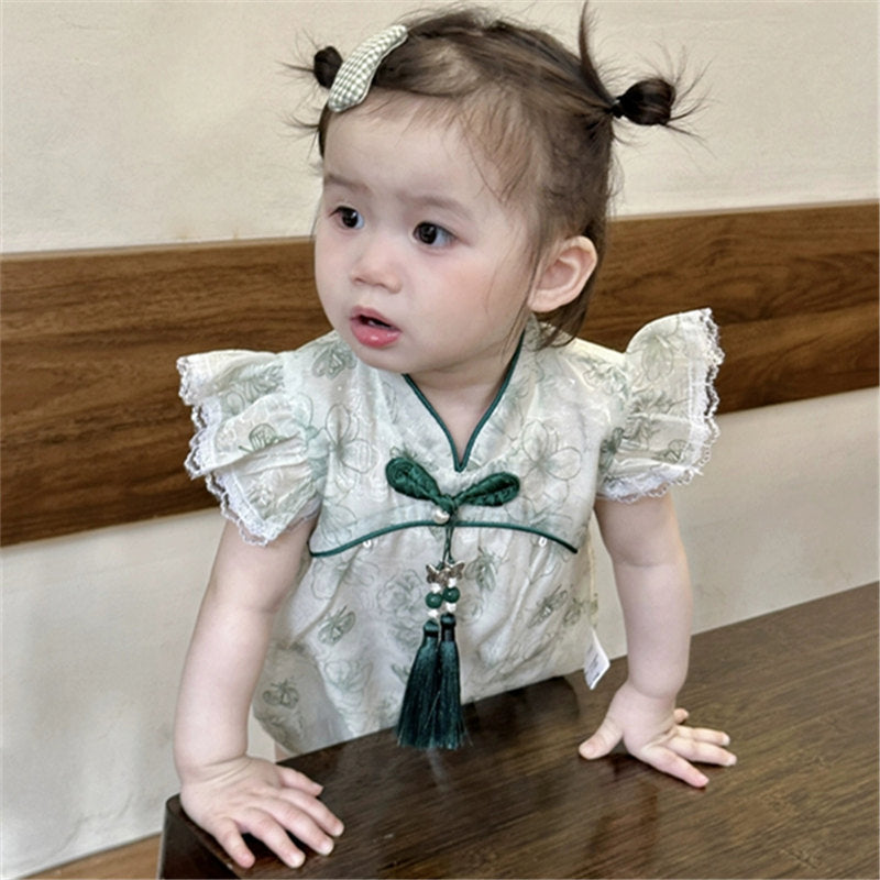Summer Chinese Style Jumpsuit Princess Triangle Rompers Super Jumpsuit, Climbing Suit