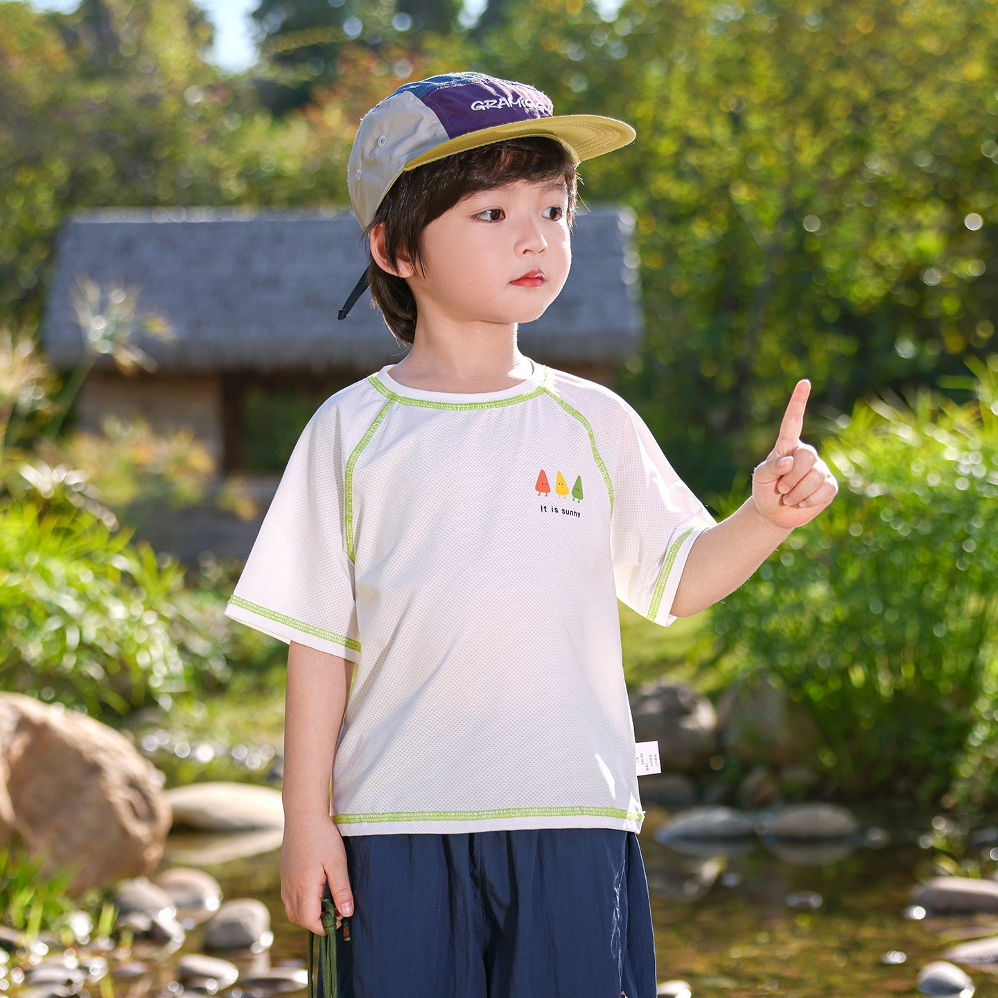 Children's Short-sleeved Breathable Top Summer Boy Sports Half Sleeve Outdoor Thin Children's T-shirt