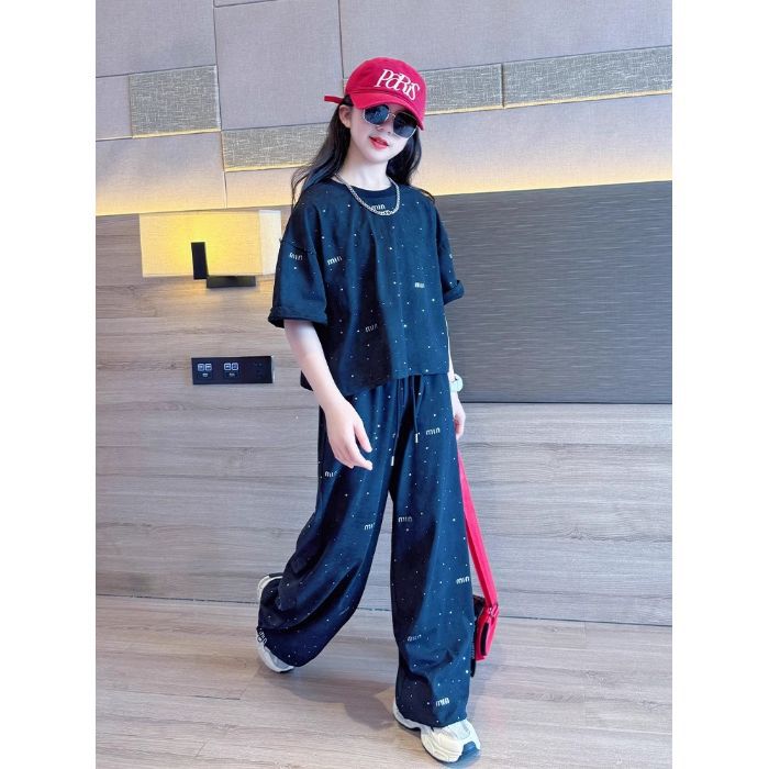 Children's Summer Casual Sportswear Western Style Fashion Clothing Korean Children's Suit