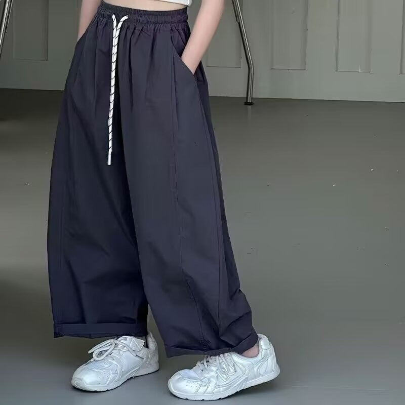 Harem Thin Western Style Loose Machete Straight Casual Children's Pants