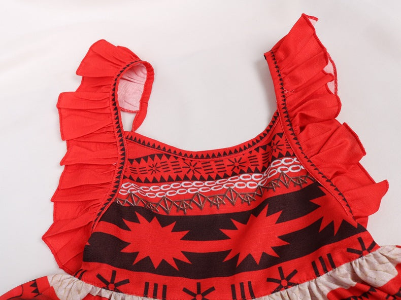 Stylish Casual Children's Clothing Cute Backless Children's Dress