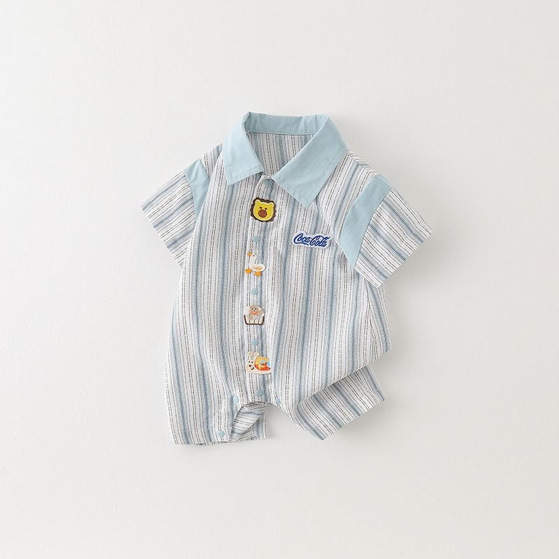 Summer Short Sleeved Kazakhstan Cute Fashionable Jumpsuit Going Out Thin Jumpsuit, Climbing Suit
