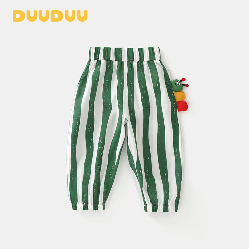 Women's & Men's Pure Cotton Infant Trousers Class Anti Mosquito Outerwear Casual Boy Children's Pants