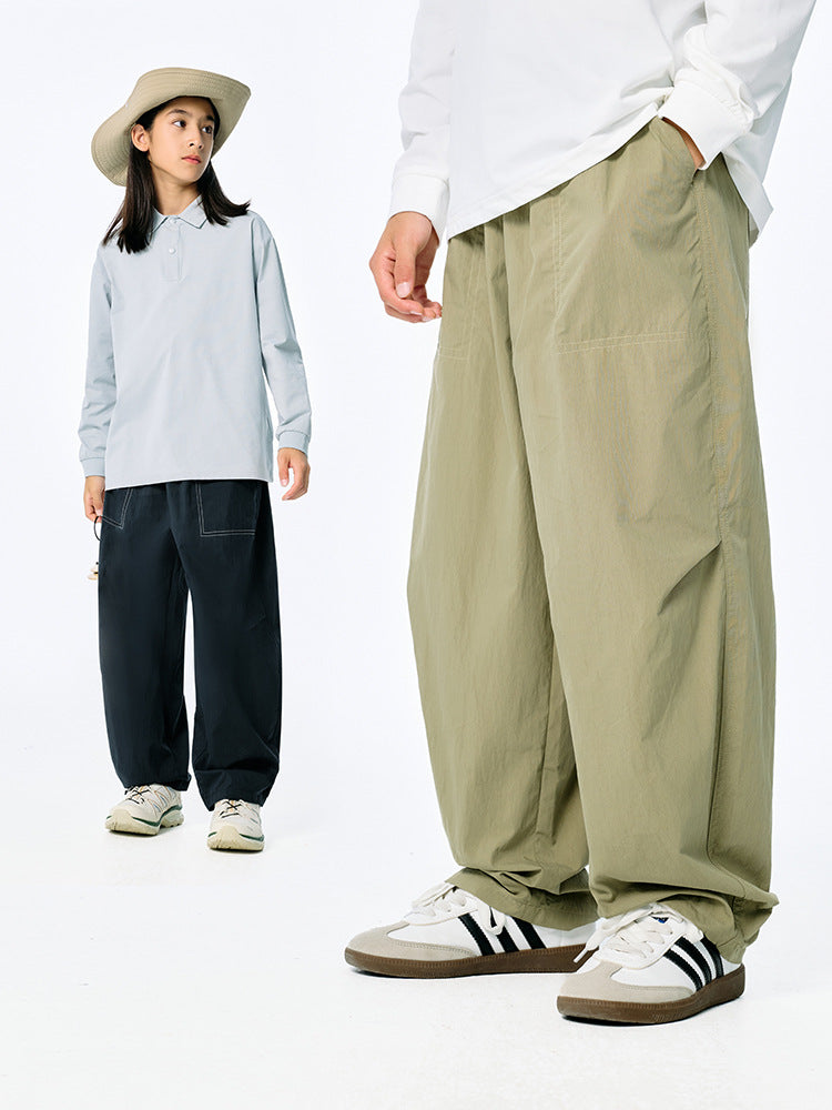 Children's Clothing Summer Boys Style Thin Anti Mosquito Medium Big Straight Children's Pants