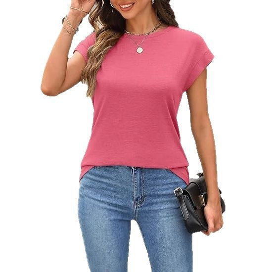 Beautiful Fashion Summer Shirt Sleeve Basic Women's T-shirt