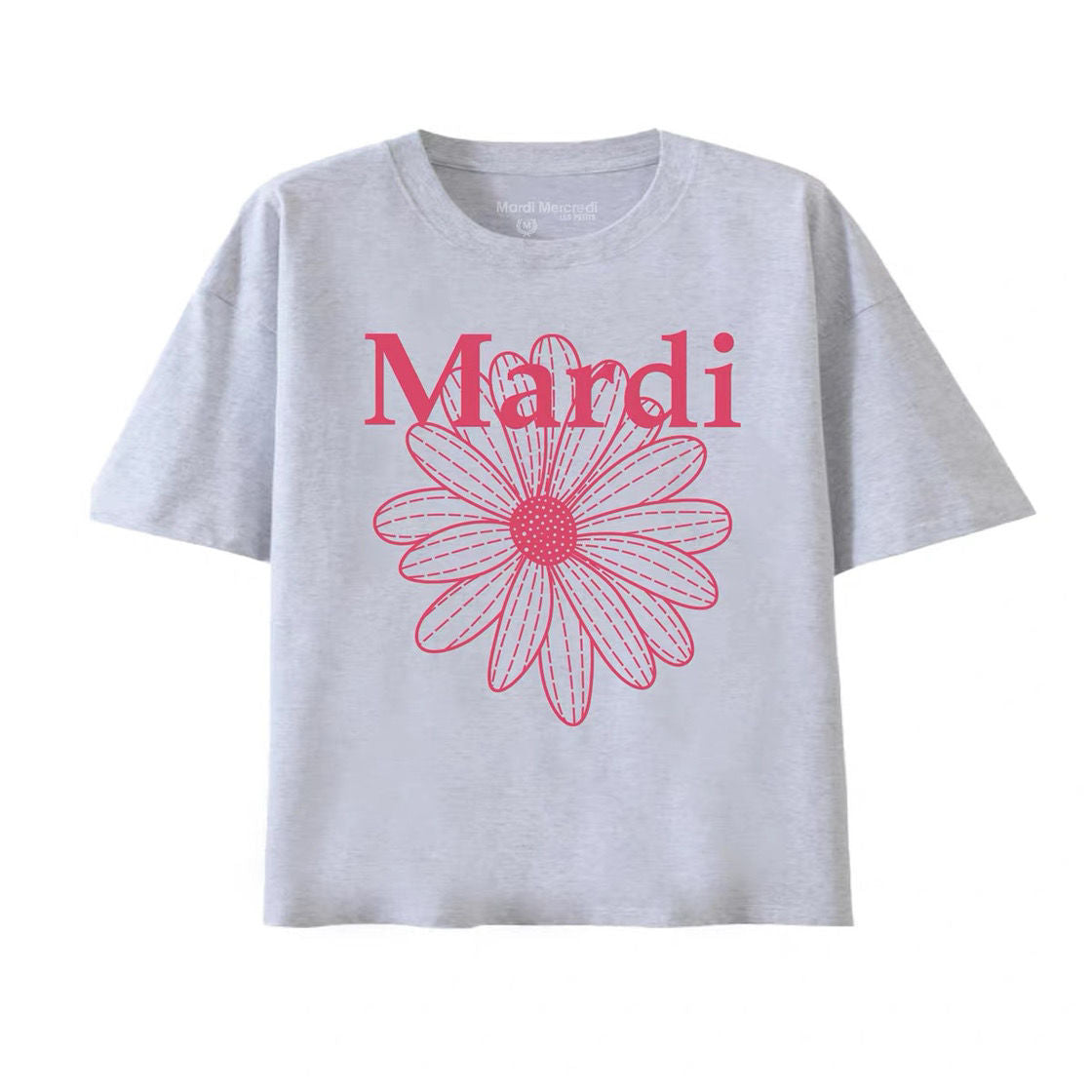 Children's Short-sleeved Western Style Fashion Daisy Blue Super Children's T-shirt