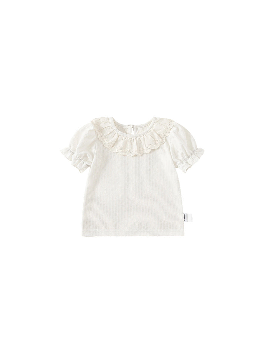 Children's Clothing Short-sleeved Summer Pure Color Shirt Children's T-shirt