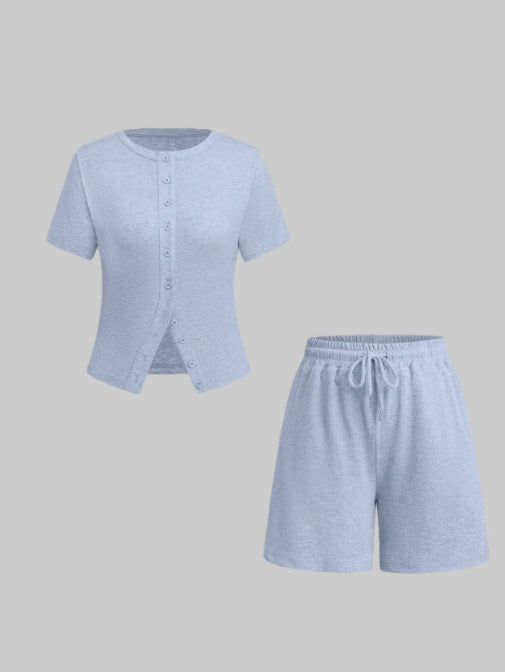Women's Summer Short-sleeved Sexy Hot Style Fashion Casual Suit