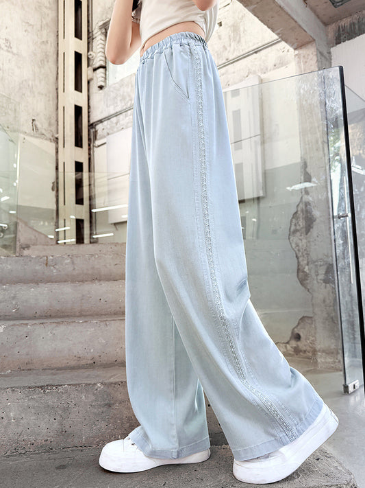 Children's Thin Summer Korean Style Western Medium Children's Pants
