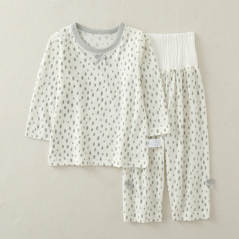 Sleeve Pure Cotton Summer Thin Air Children's Suit