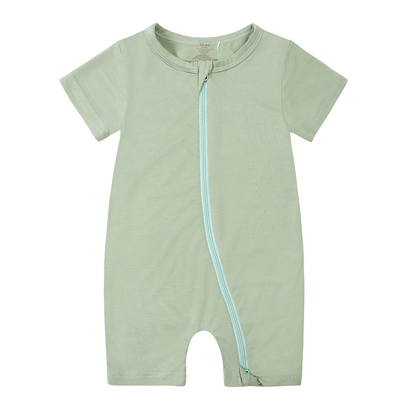 Jumpsuit Bamboo Fiber Born Boys Short Jumpsuit, Climbing Suit