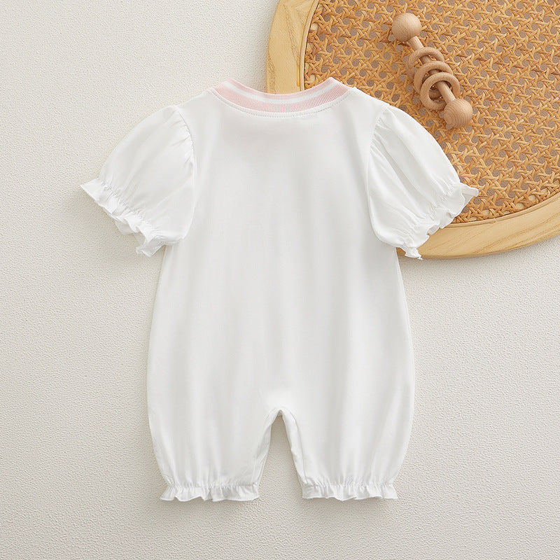 Summer Clothes Short Sleeve Rompers Lightweight Breathable Cute Super Jumpsuit, Climbing Suit