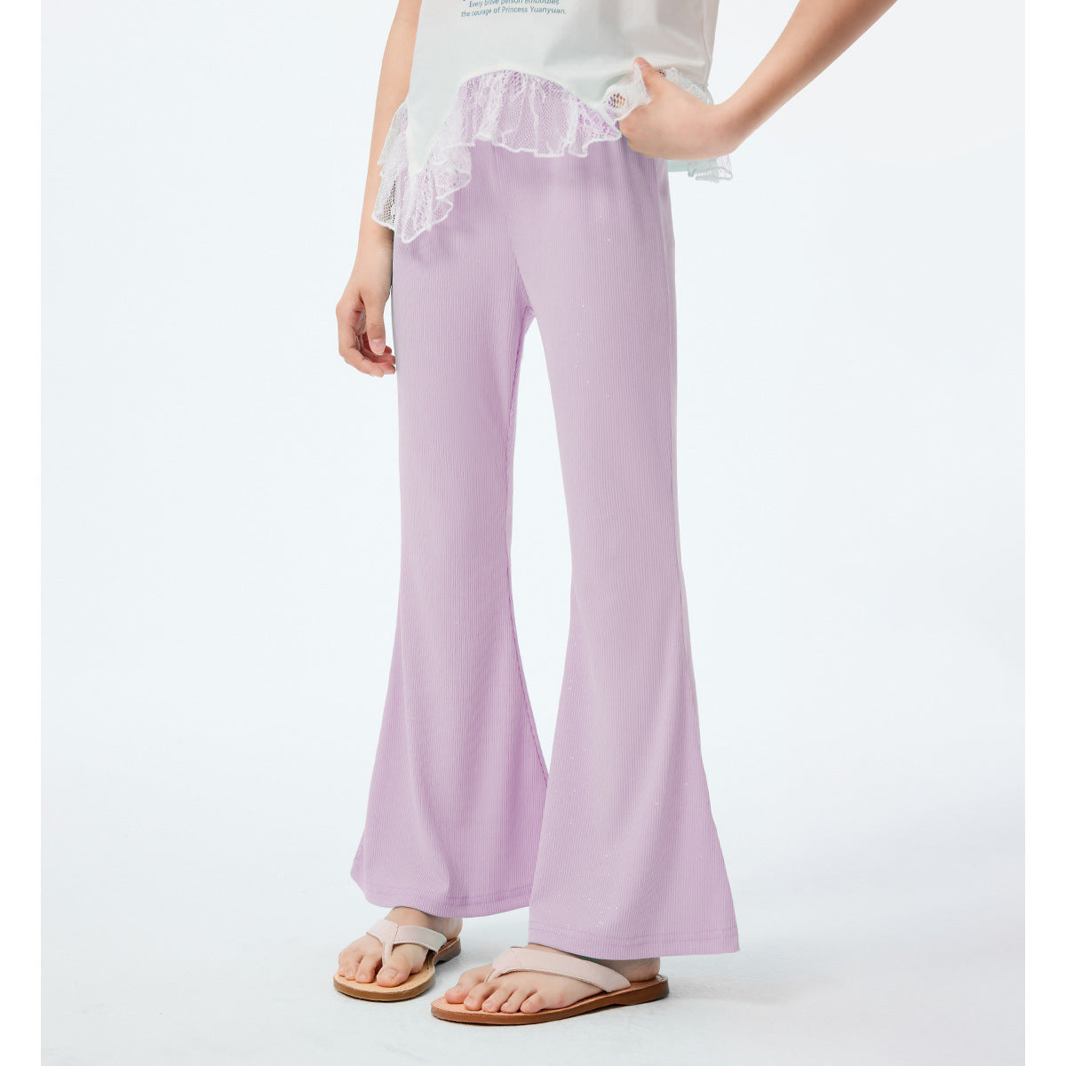 Western Style Cool Feeling Bootleg Teens Children's Pants