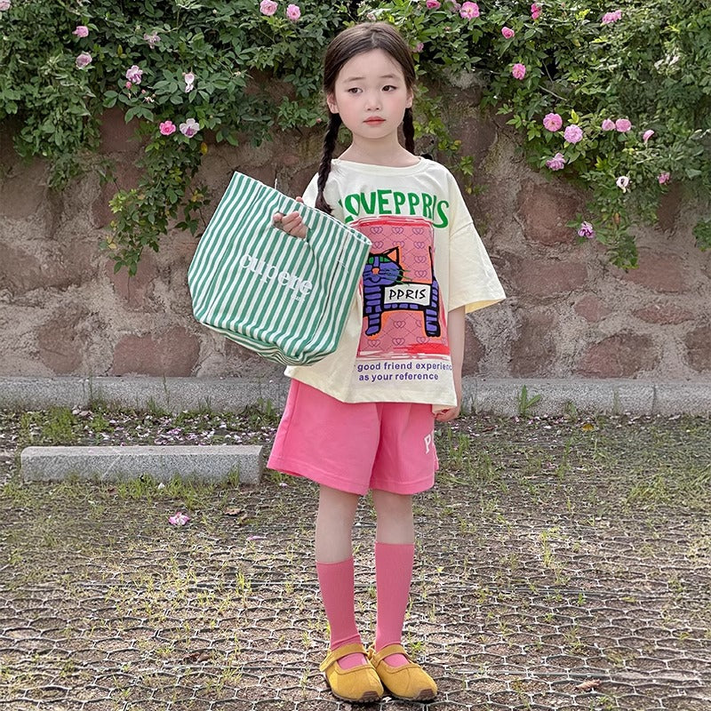 Children's Shorts Summer Korean Casual Wear Fashionable Children's Suit