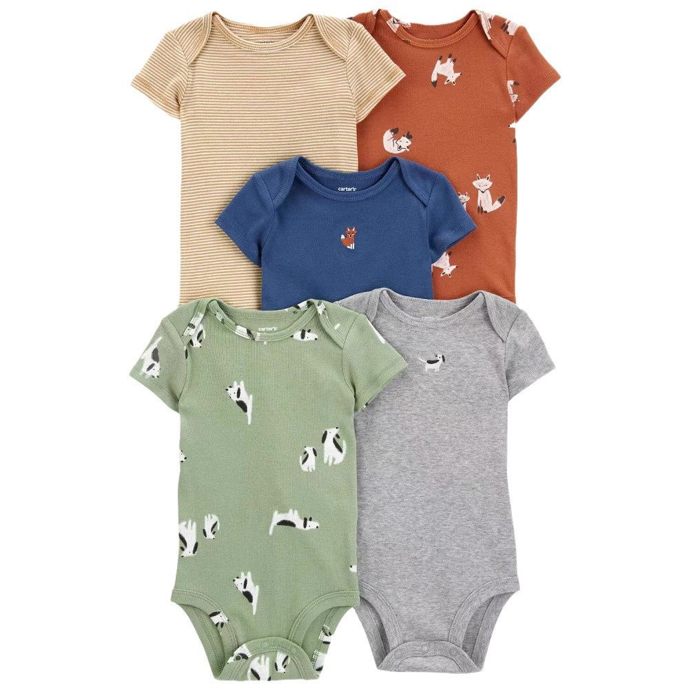 Children's Sleeves For Infants Triangle Rompers Romper Five Pieces Jumpsuit, Climbing Suit