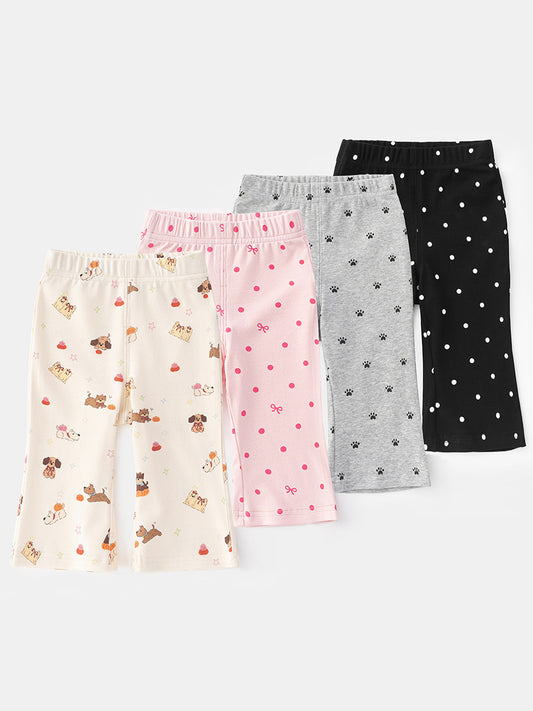 Children's Thin Summer Casual Leggings Bell-bottom Cropped Children's Pants