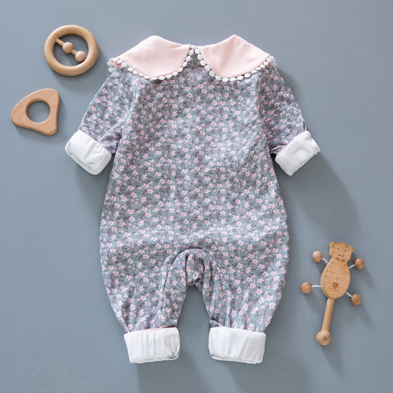 Clothes For Babies Spring Long-sleeved Cute Princess Jumpsuit, Climbing Suit