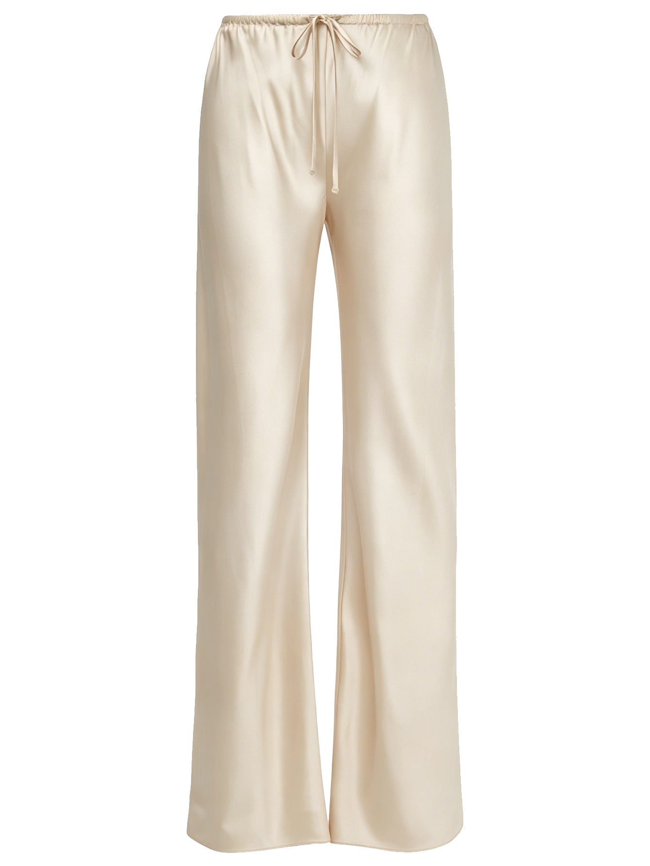 Women's Satin Trousers High Waist Light Luxury Acetate High-grade Casual Pants