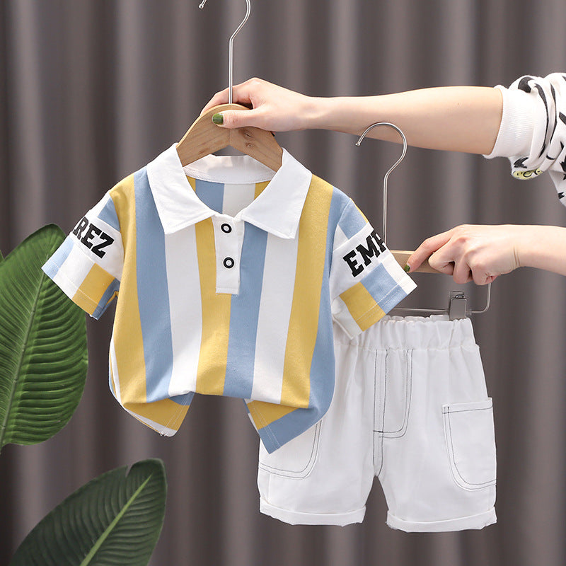 Children's Summer Clothing Handsome Clothes Short Sleeve Children's Suit