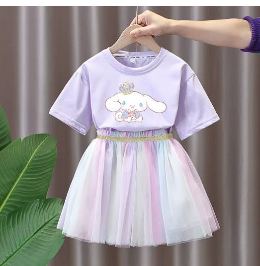 Children's Short-sleeved Surrounding The Game Boys Tops Round Neck Summer Underwear Children's T-shirt