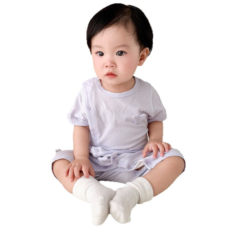 Sleeve Class Jumpsuit Summer Thin Breathable Unisex Pajamas Air Jumpsuit, Climbing Suit