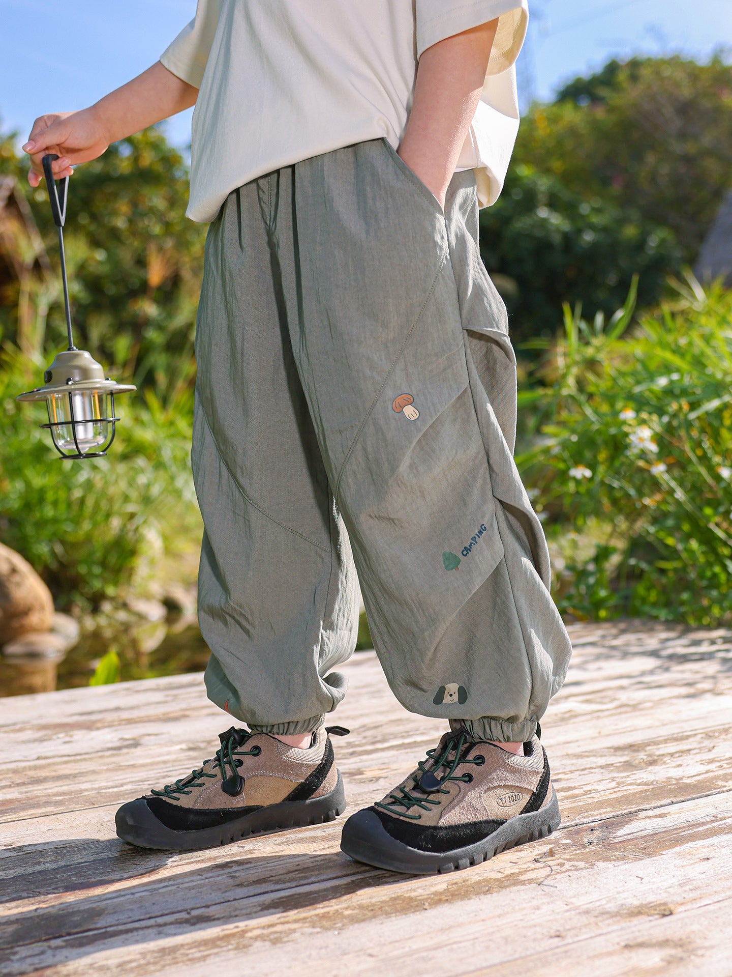 Children's Track Summer Boy's Thin Breathable Fashion Children's Pants
