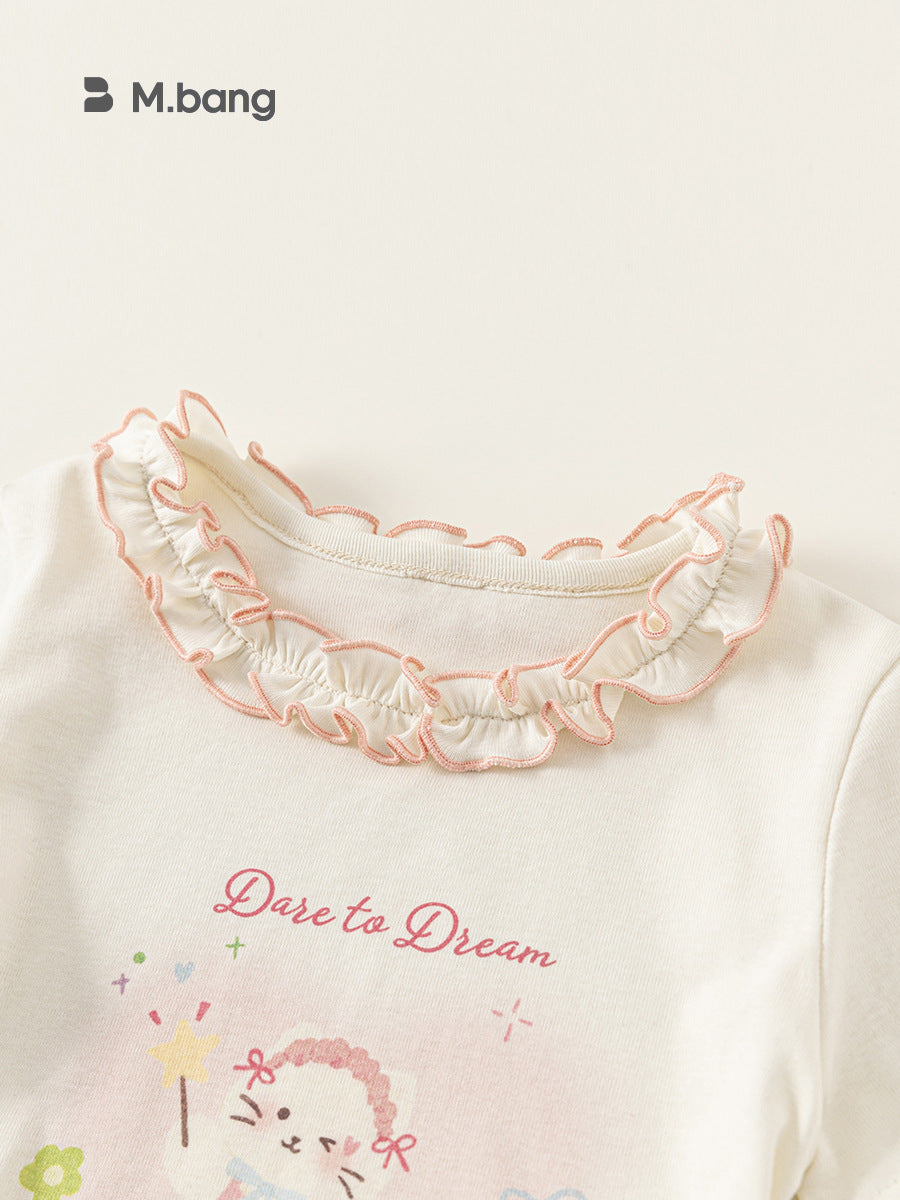 Children's Clothing Short-sleeved Summer Floral Round Neck Tops Children's T-shirt