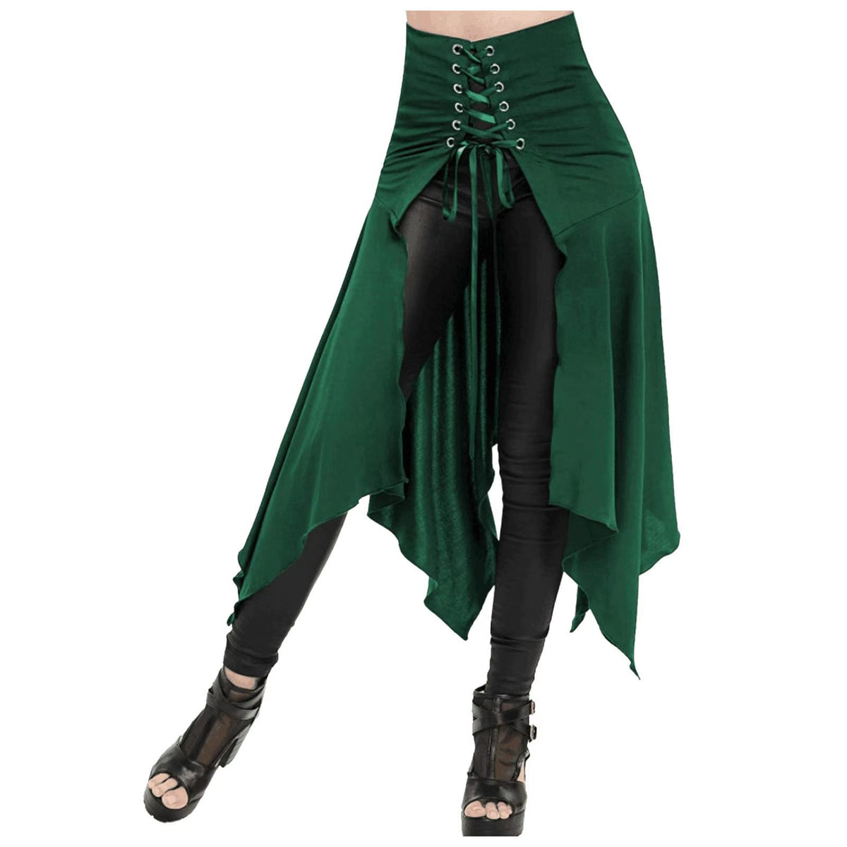 Innovative Graceful Halloween Stitching Irregular Umbrella Skirts