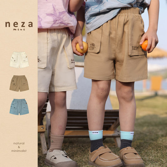 Children's Island Treasure Hunting Dream Summer Shorts Pure Cotton Dress Class Children's Pants