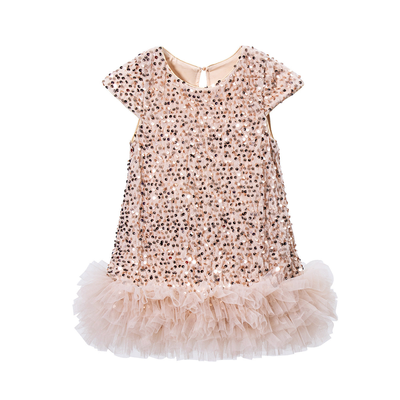 Children's Leaf Clothing Sequins Vest Skirt Autumn Children's Dress