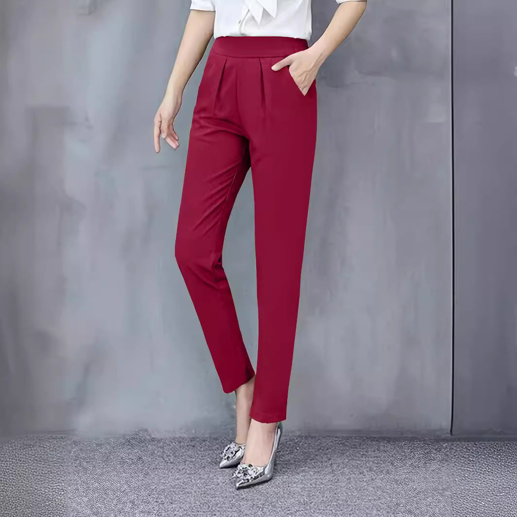 Women's Slim Fit Slimming Skinny Drape Versatile Outdoor Trendy Ankle Casual Pants