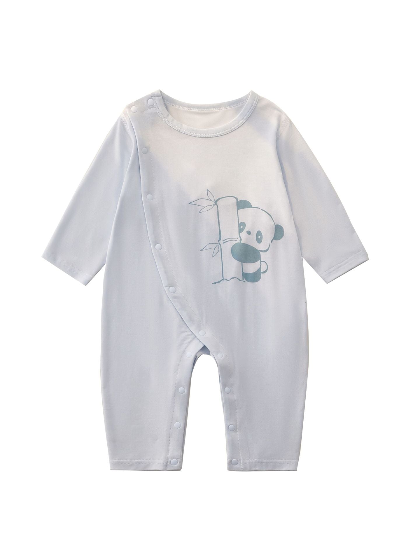 Modal Jumpsuit Born Belly Protection Diagonal Romper Clothes For Babies Jumpsuit, Climbing Suit