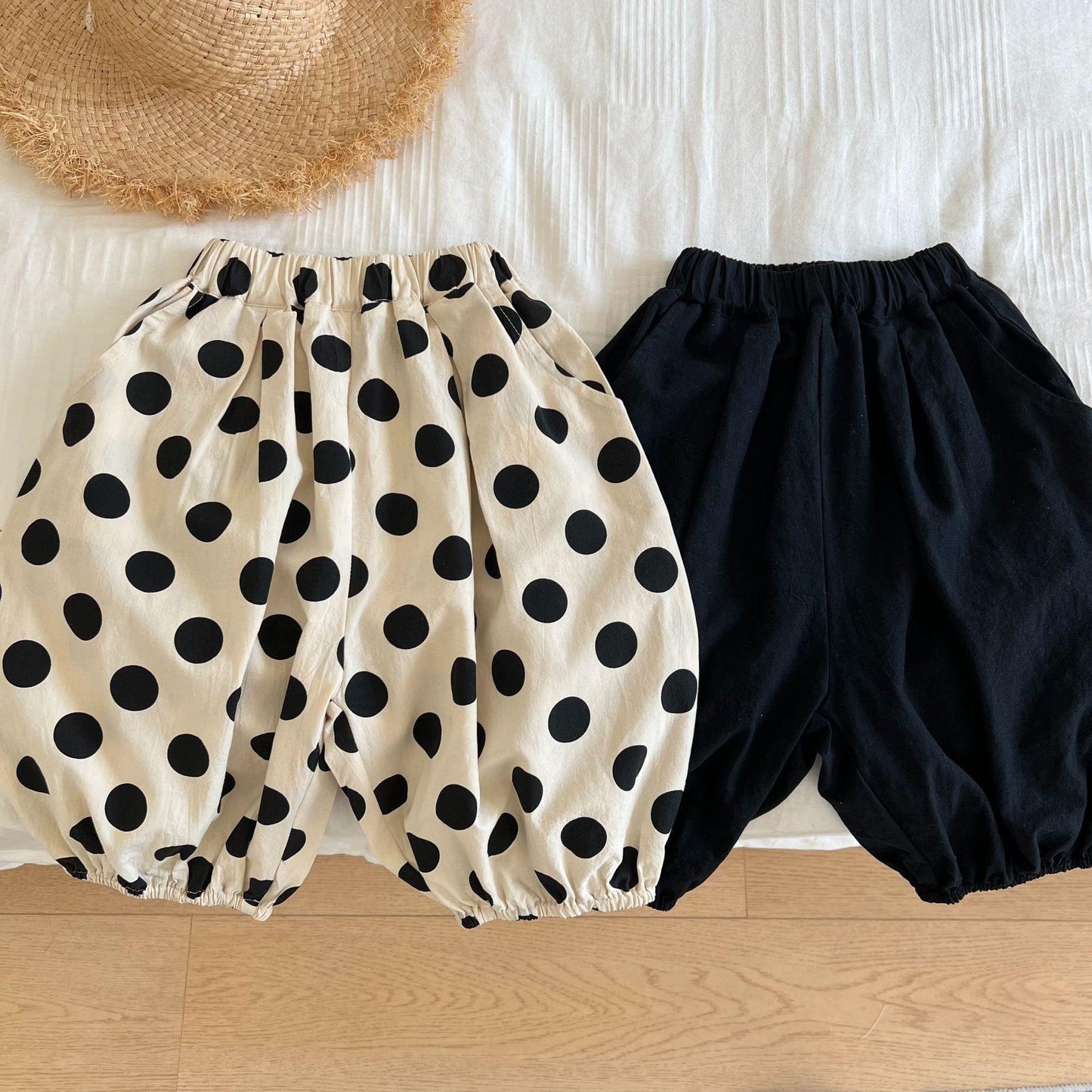 Children's Clothing Trousers Summer Boys Korean Style Polka Dot Loose Bloomers Children's Pants