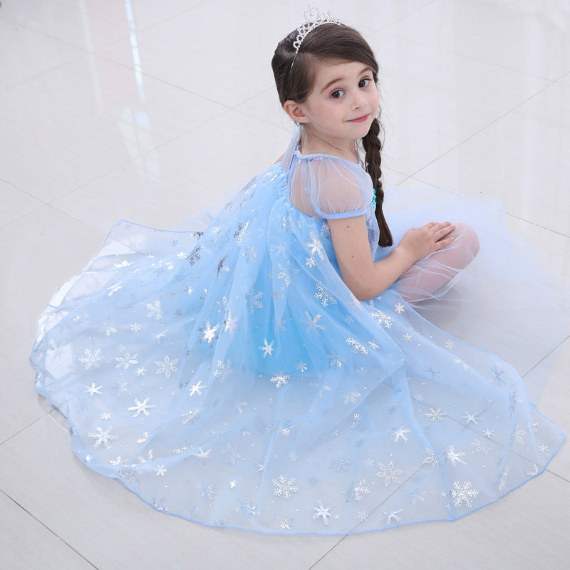 Frozen Ice Queen Princess Elsa Tulle Tutu Children's Dress