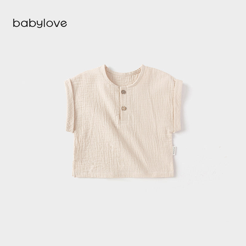 Collection Summer Short Sleeve Infant Cotton Modal Top Going Out Children's T-shirt