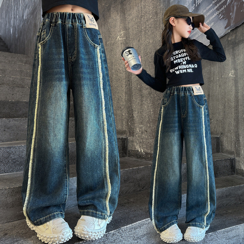 Variety Of Medium Large Embroidered Patch Children's Pants