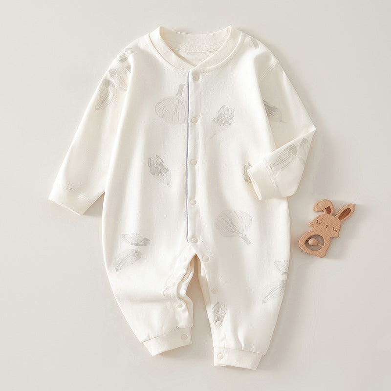 Women's & Men's Jumpsuit Infants Clothes Cotton Pajamas Long-sleeved Jumpsuit, Climbing Suit