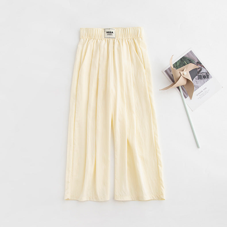 Children's Summer Thin Trousers Big Clothes Children's Pants