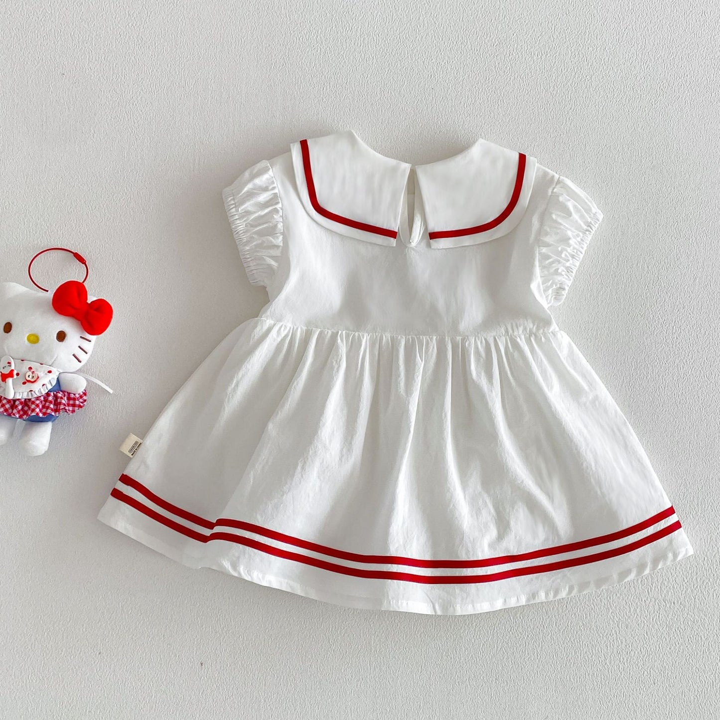 Change College Style Dress Summer Embroidered Bow Jumpsuit, Climbing Suit