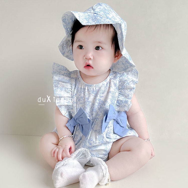 Thin Triangle One-piece Romper Born Clothes Super Cute Jumpsuit, Climbing Suit