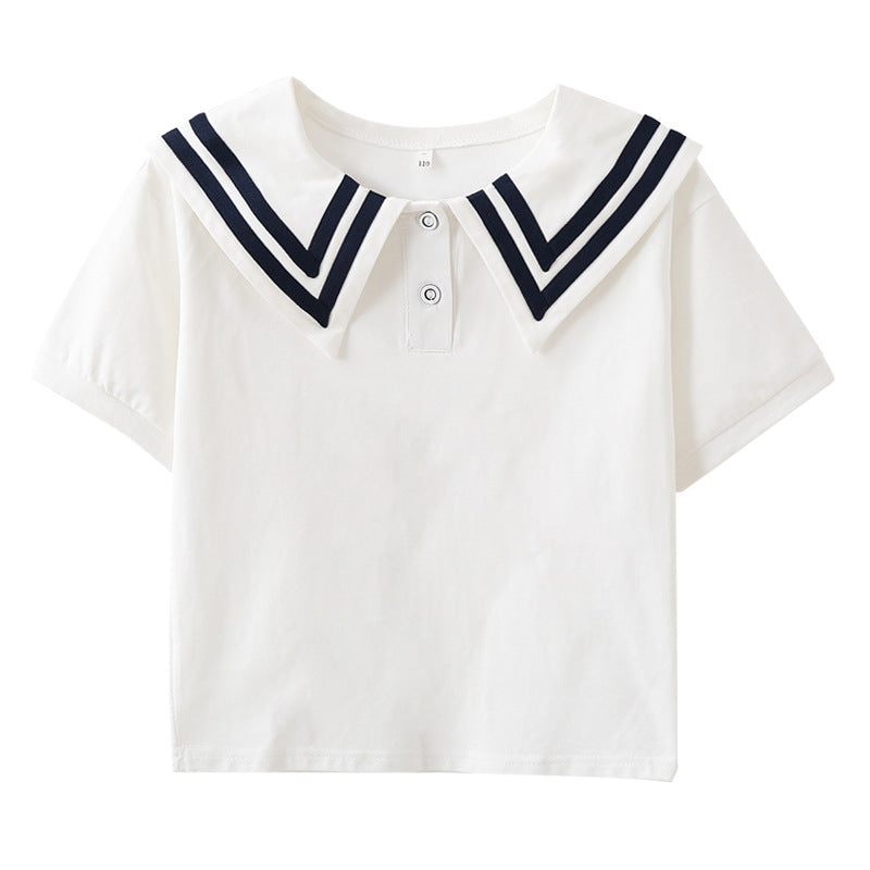 Children's Short-sleeved Summer Thin Clothing Cotton Base Shirt Children's T-shirt
