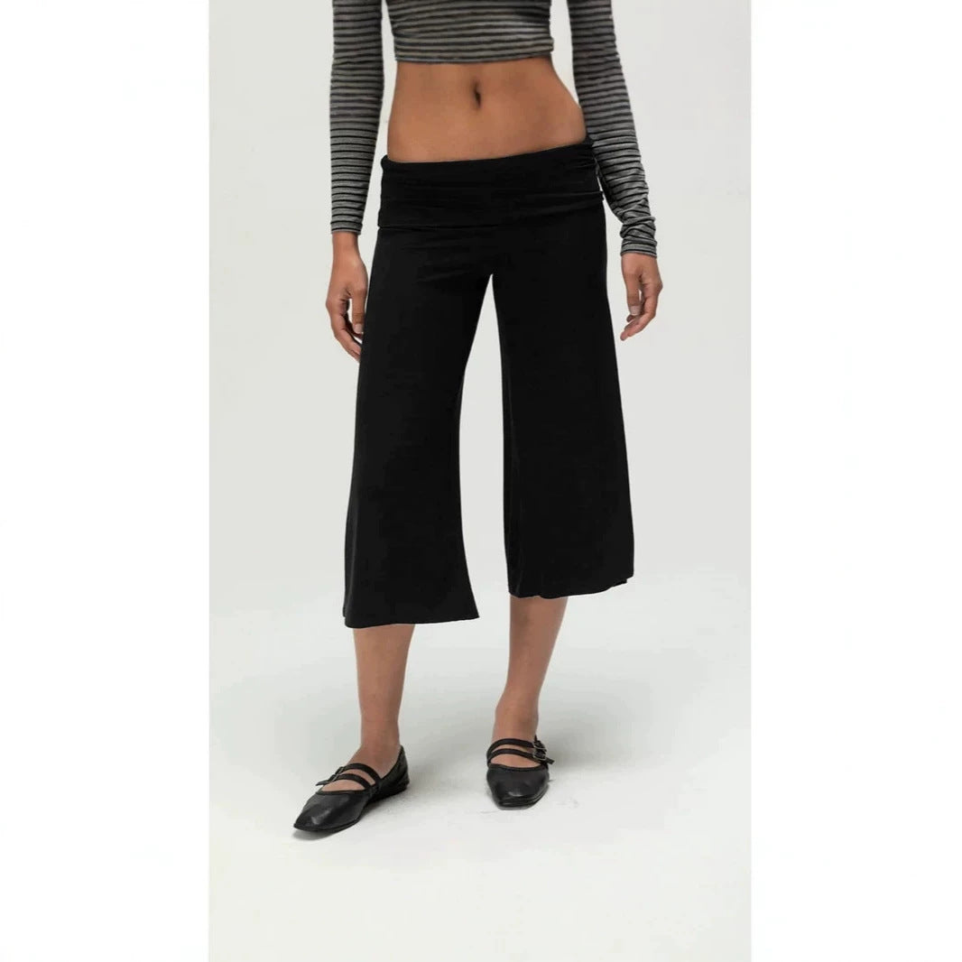 Women's Summer Vacation Loose Fashion Trend Cropped Casual Pants