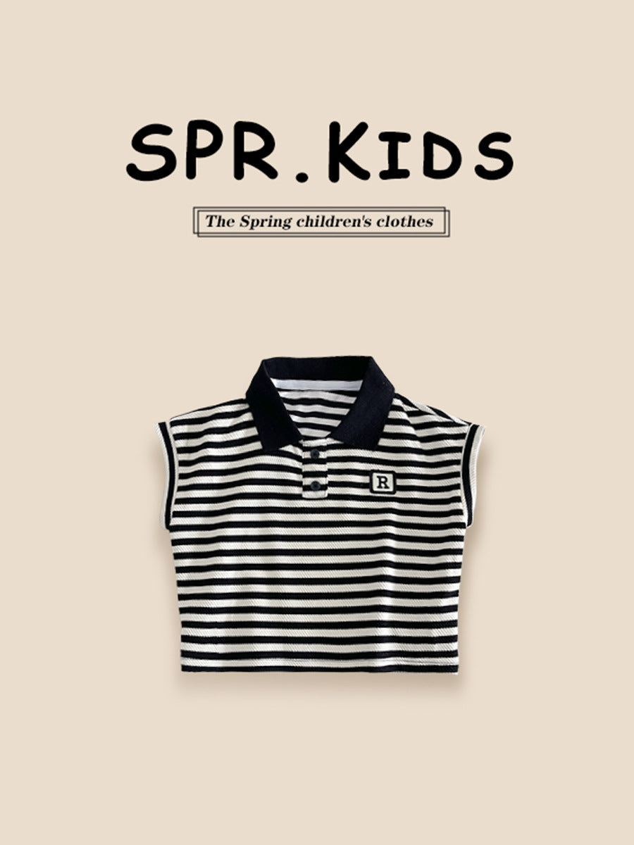 Children's For Boy Summer Fashionable Vest Two-piece Children's Suit