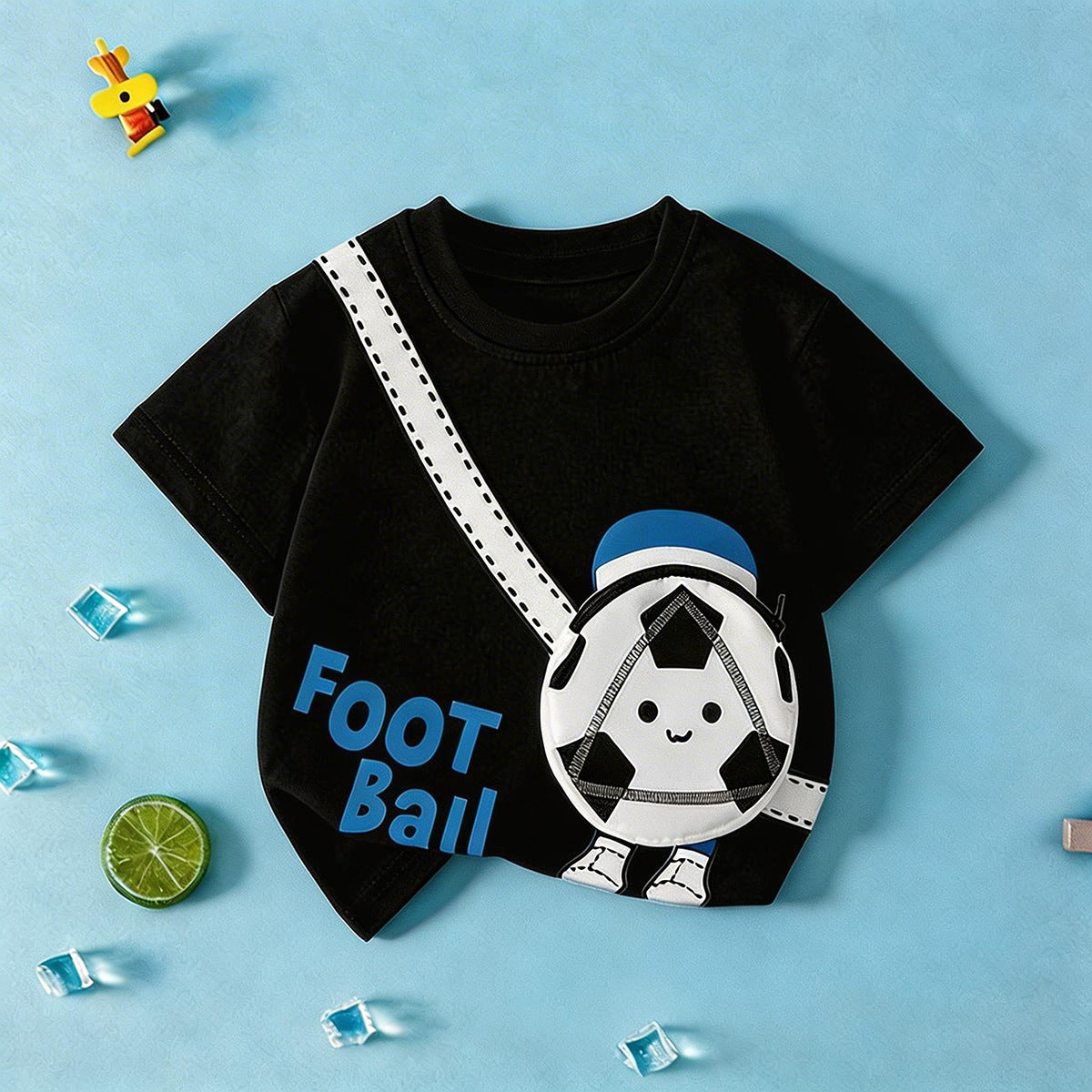 Children's Bag Pure Cotton Fashion Zipper Handsome Boys Children's T-shirt
