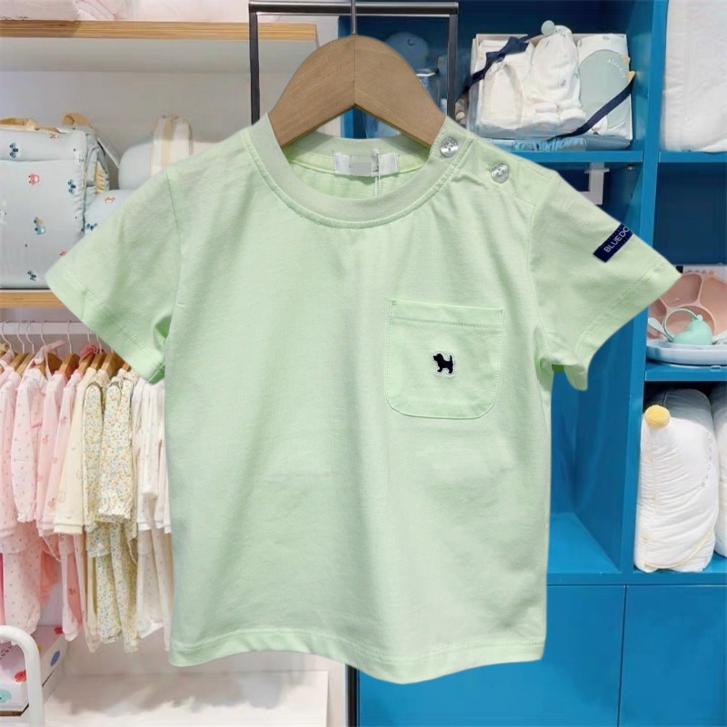Children's Korean Style Clothing Summer Cotton Short-sleeved Undershirt Children's T-shirt