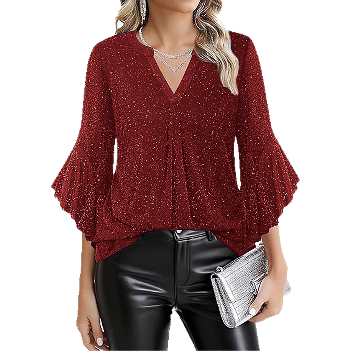 Women's Sier String Mesh Loose Summer Colors Tops