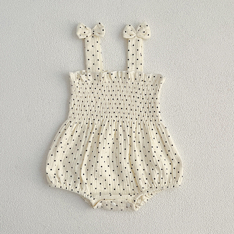 Babies Summer Clothing Fashionable Floral Sweet Princess Romper Going Out Jumpsuit, Climbing Suit