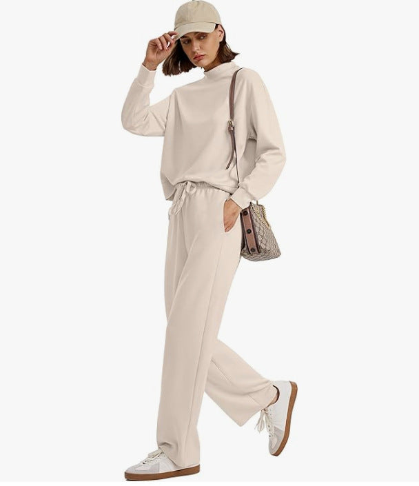 Women's Autumn Sports Leisure Pullover Long Sleeve Two-piece Fashion Casual Suit
