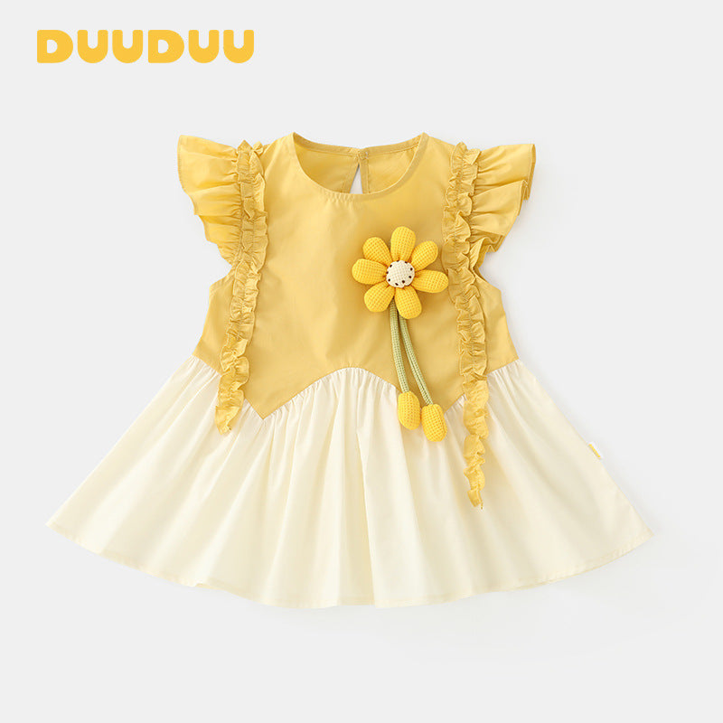 Trendy Thin Short Skirt Little Princess Pettiskirt Children's Dress